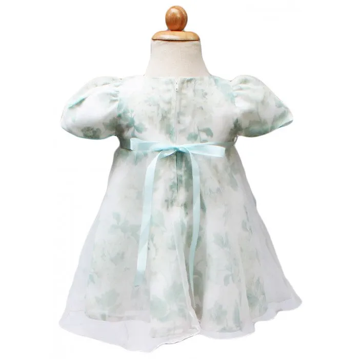 Sunshine Kids Delphine Rose Princess Dress in Green 0-24M