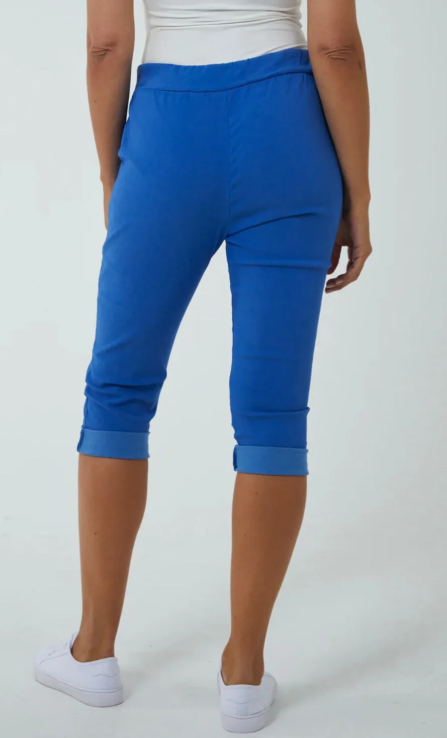 Super Stretchy Drawstring Capri Trousers (10 Colours)