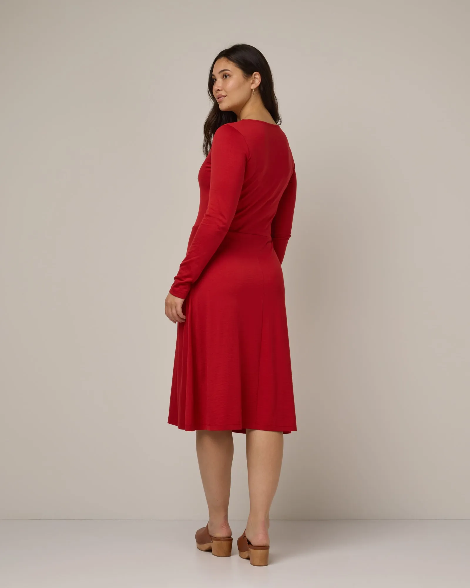 Talia V-Neck Midi Dress