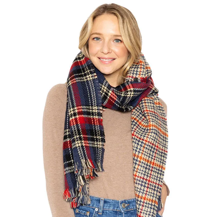 Tartan Reversible Scarf, Scarve