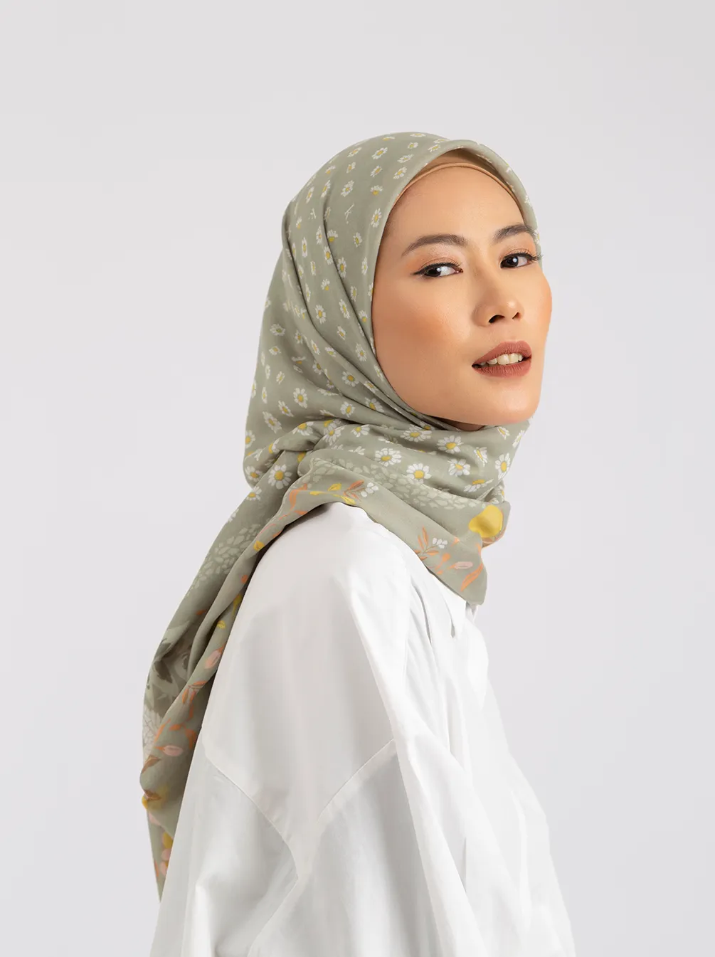 TAZE SCARF PASTEL GREEN