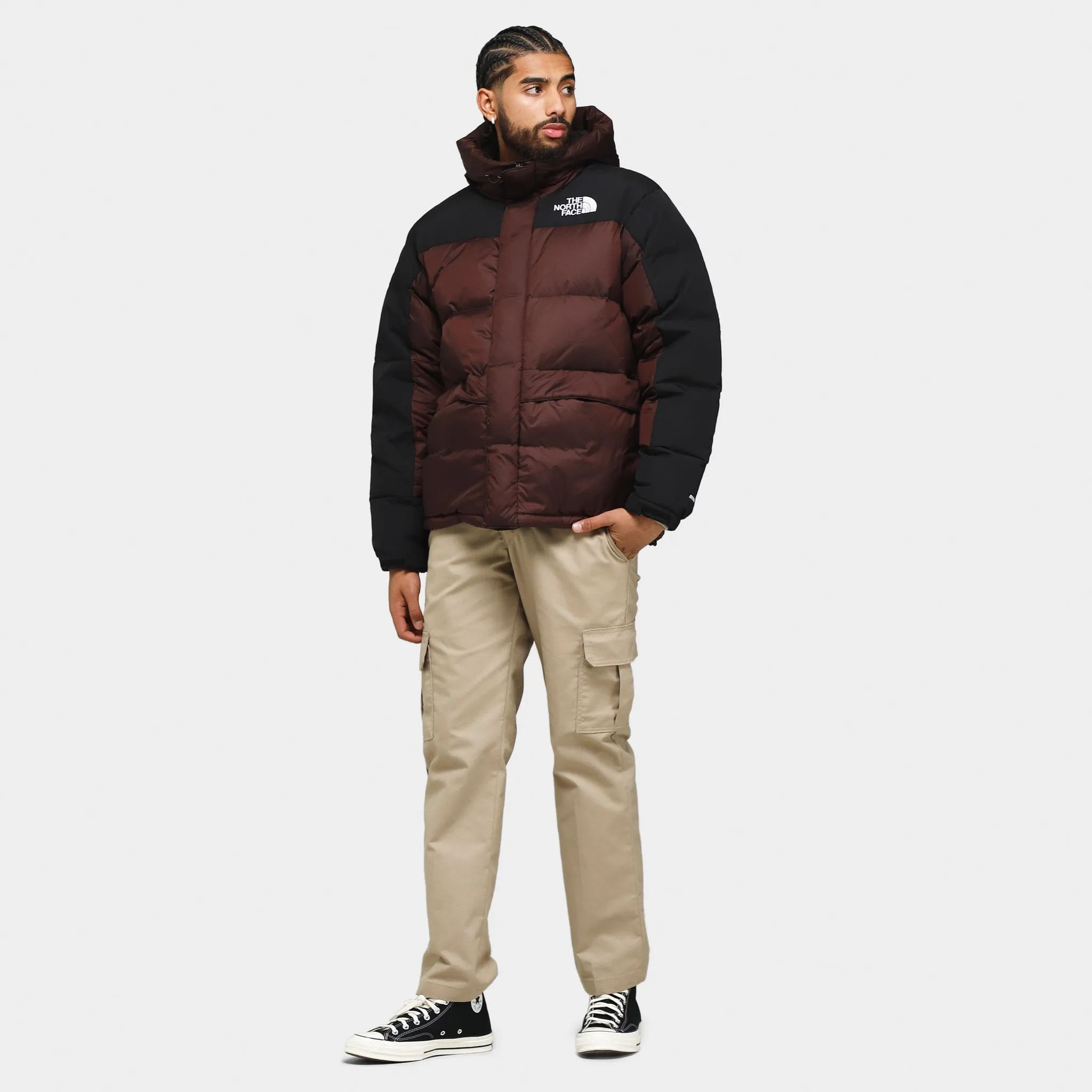 The North Face HMLYN Down Parka Coal Brown / TNF Black