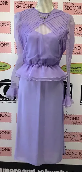 Vintage Custom Purple Dream Dress (M)