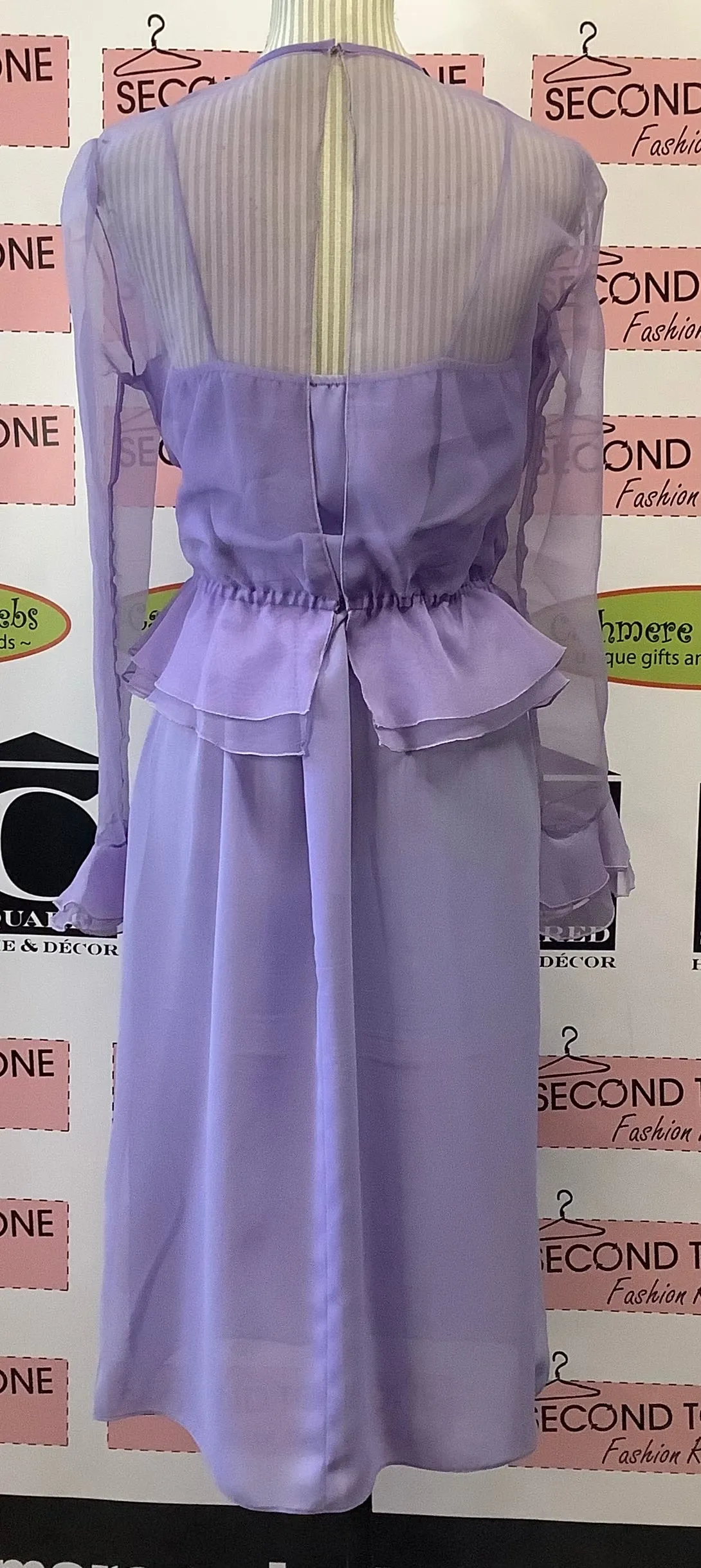 Vintage Custom Purple Dream Dress (M)