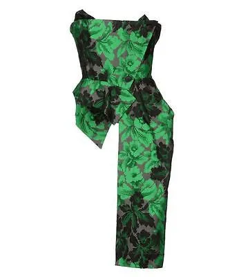 Vivienne Westwood Gold Label  - 2PC Asymmetrical Green Corset and Pencil Skirt - UK 12/ US 8