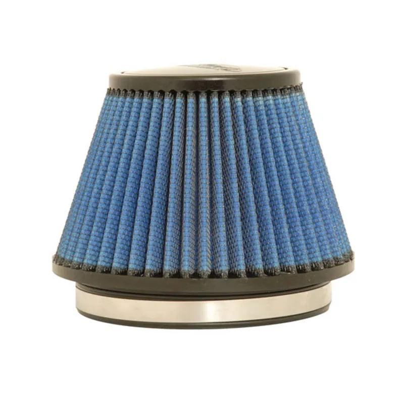 Volant MaxFlow 5 Clamp-On Air Filter Element - Conical - 7.5 in Base - 4.75 in Top Diameter - 5 in Tall - 6 in Flange - Reusable Cotton - Blue - Universal