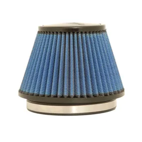 Volant MaxFlow 5 Clamp-On Air Filter Element - Conical - 7.5 in Base - 4.75 in Top Diameter - 5 in Tall - 6 in Flange - Reusable Cotton - Blue - Universal