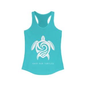 Women's Save Our Turtles Racerback Tank