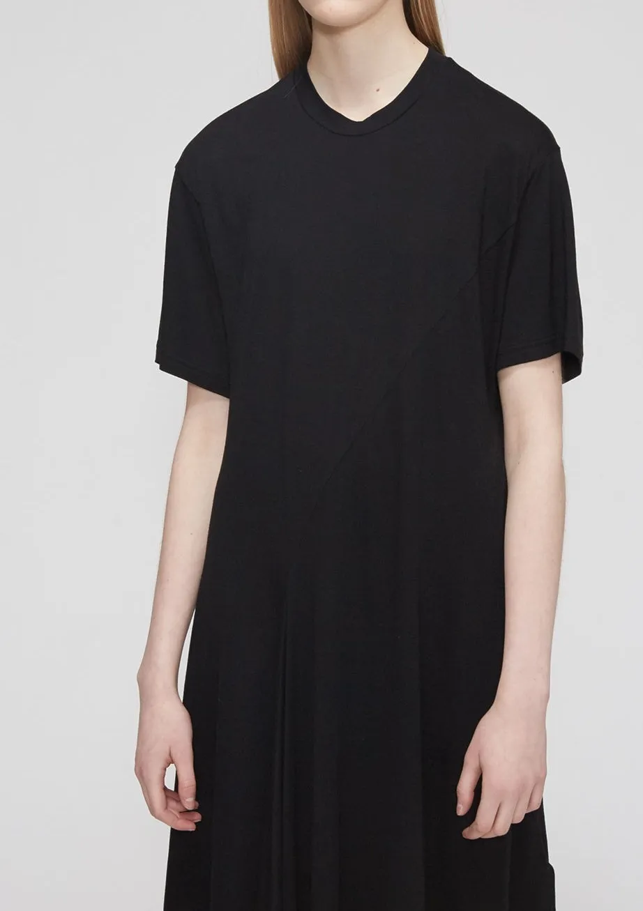 YHJI YAMAMTO Asymmetrical Hem Dress / Plus Size